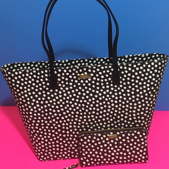 kate spade Handbags - Kate Spade Large Tote/Wallet Set NWT